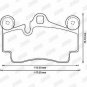 JURID 573227JC Brake Pad Set, disc brake for AUDI, PORSCHE, VW