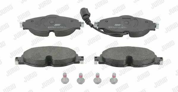 JURID 573390J Brake Pad Set, disc brake for AUDI, SEAT, SKODA, VW