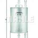 MAHLE KL592 Fuel filter for AUDI, SEAT
