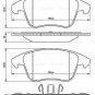 BOSCH 0986494324 Brake Pad Set, disc brake for CITROËN, DS, PEUGEOT