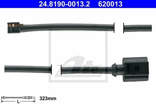 ATE 24.8190-0013.2 Warning Contact, brake pad wear for VW