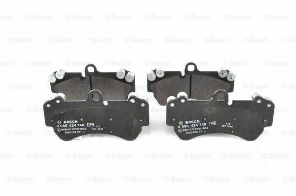 BOSCH 0986424740 Brake Pad Set, disc brake for PORSCHE, VW