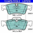 ATE 13.0470-7219.2 Brake Pad Set, disc brake for MERCEDES-BENZ