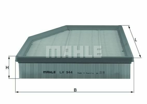 MAHLE LX944 Air Filter for BMW