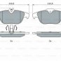 BOSCH 0986494162 Brake Pad Set, disc brake for MERCEDES-BENZ