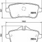 BREMBO P50099 Brake Pad Set, disc brake for MERCEDES-BENZ