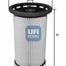 UFI 26.025.00 Fuel filter for PORSCHE, VW