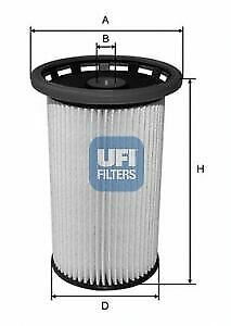 UFI 26.025.00 Fuel filter for PORSCHE, VW