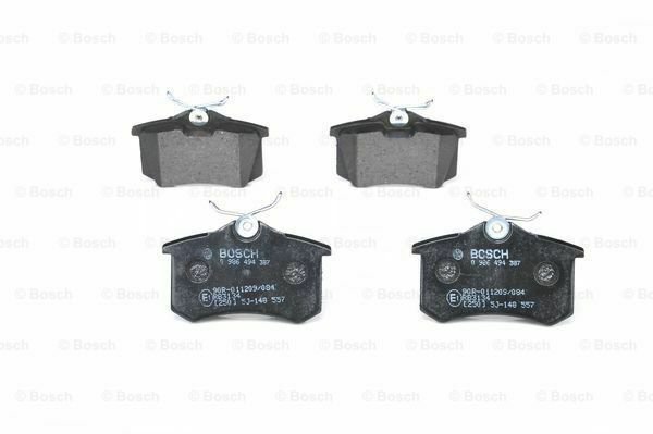 BOSCH 0986494387 Brake Pad Set, disc brake for AUDI, RENAULT, SEAT, VW