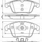 BOSCH 0986494342 Brake Pad Set, disc brake for FORD