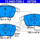 ATE 13.0460-7256.2 Brake Pad Set, disc brake for AUDI