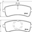 BREMBO P50125 Brake Pad Set, disc brake for MERCEDES-BENZ