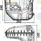 HELLA 8MA376702-314 Expansion Tank, coolant for AUDI, VW