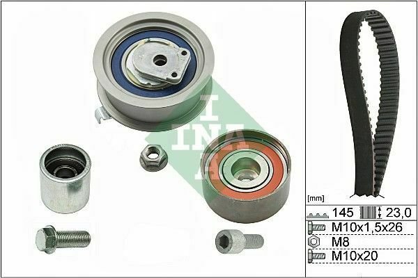 INA 530037410 Timing Belt Set for AUDI, VW