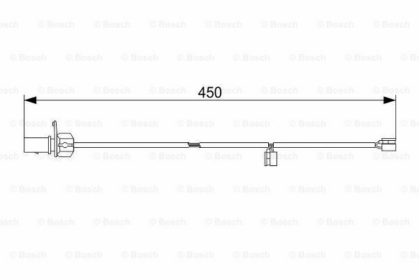 BOSCH 1987473583 Warning Contact, brake pad wear