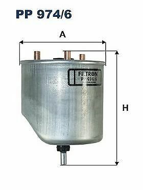 FILTRON PP974/6 Fuel filter for CITRO&Atilde;�N, FIAT, MITSUBISHI, PEUGEOT, TOYOTA