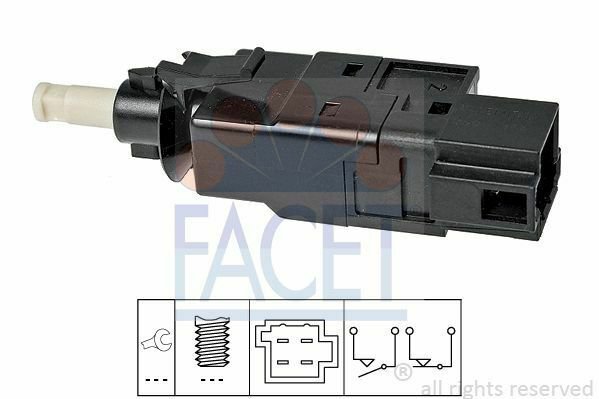 FACET 7.1260 Brake Light Switch for MERCEDES-BENZ