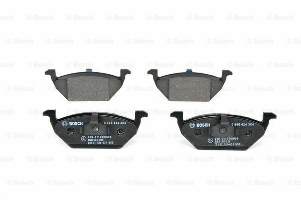 BOSCH 0986424364 Brake Pad Set, disc brake for AUDI, SEAT, SKODA, VW