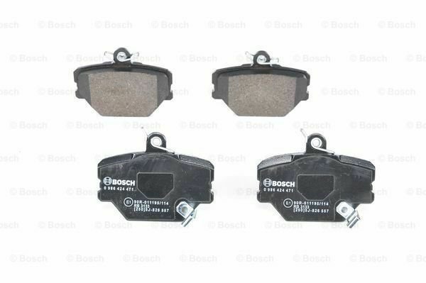 BOSCH 0986424471 Brake Pad Set, disc brake for SMART