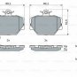 BOSCH 0986424471 Brake Pad Set, disc brake for SMART