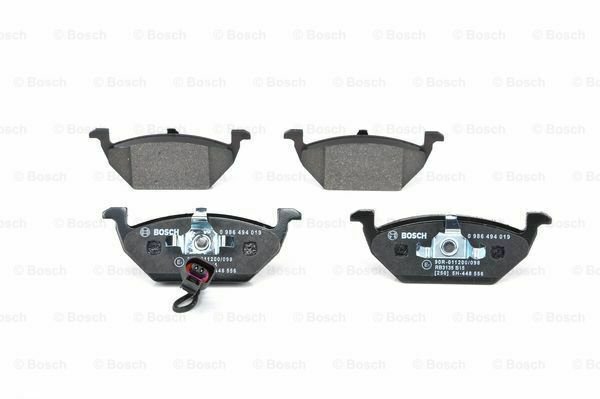 BOSCH 0986494019 Brake Pad Set, disc brake for AUDI, SEAT, SKODA, VW