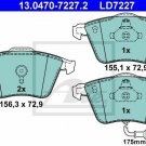 ATE 13.0470-7227.2 Brake Pad Set, disc brake for AUDI, SEAT, VW