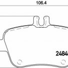 BREMBO P50091 Brake Pad Set, disc brake for MERCEDES-BENZ