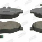 JURID 573091JC Brake Pad Set, disc brake for MERCEDES-BENZ