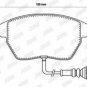 JURID 573128JC Brake Pad Set, disc brake for AUDI, SEAT, SKODA, VW