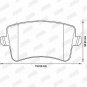 JURID 573259JC Brake Pad Set, disc brake for AUDI