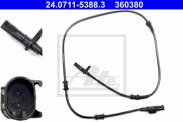 ATE 24.0711-5388.3 Sensor, wheel speed for MERCEDES-BENZ