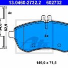 ATE 13.0460-2732.2 Brake Pad Set, disc brake for MERCEDES-BENZ