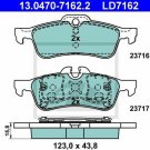 ATE 13.0470-7162.2 Brake Pad Set, disc brake for MINI