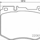 BREMBO P50120 Brake Pad Set, disc brake for MERCEDES-BENZ