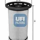 UFI 26.038.00 Fuel filter for AUDI, SEAT, SKODA, VW