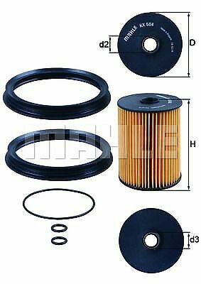MAHLE KX504D Fuel filter for MINI