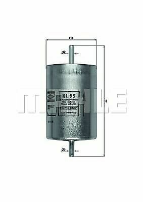 MAHLE KL95 Fuel filter for RENAULT