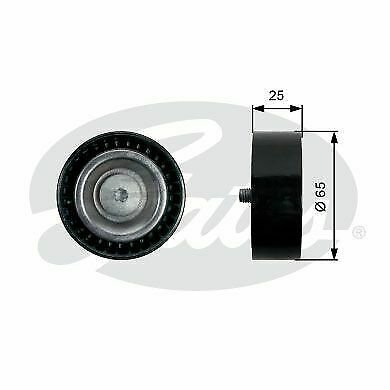 GATES T36432 Deflection/Guide Pulley, v-ribbed belt for MERCEDES-BENZ