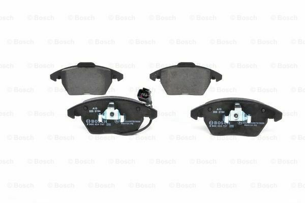 BOSCH 0986424797 Brake Pad Set, disc brake for AUDI, SEAT, SKODA, VW
