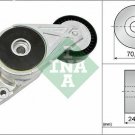INA 533007630 Tensioner Lever, v-ribbed belt for AUDI, SEAT, SKODA, VW