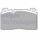 DELPHI LP2491 Brake Pad Set, disc brake for AUDI