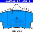 ATE 13.0460-4814.2 Brake Pad Set, disc brake for PORSCHE
