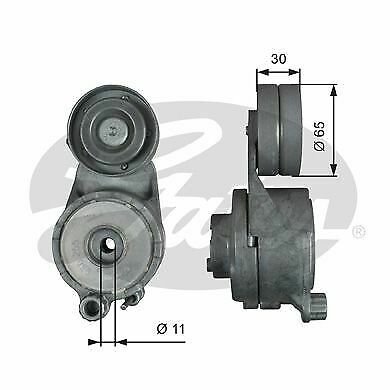 GATES T39294 Tensioner Pulley, v-ribbed belt for MERCEDES-BENZ