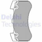 DELPHI LP2283 Brake Pad Set, disc brake for AUDI