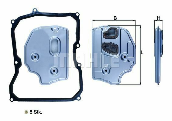 MAHLE HX150KIT Hydraulic Filter, automatic transmission for AUDI, SEAT, SKODA, V