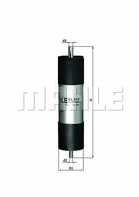 MAHLE KL 658 Fuel filter for AUDI, SEAT