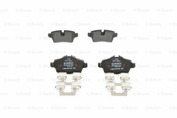 BOSCH 0986494645 Brake Pad Set, disc brake for MINI
