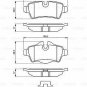BOSCH 0986494645 Brake Pad Set, disc brake for MINI