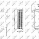 NRF 31282 Oil Cooler, engine oil
