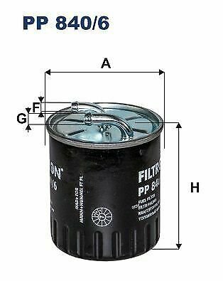 FILTRON PP840/6 Fuel filter for CHRYSLER, MERCEDES-BENZ